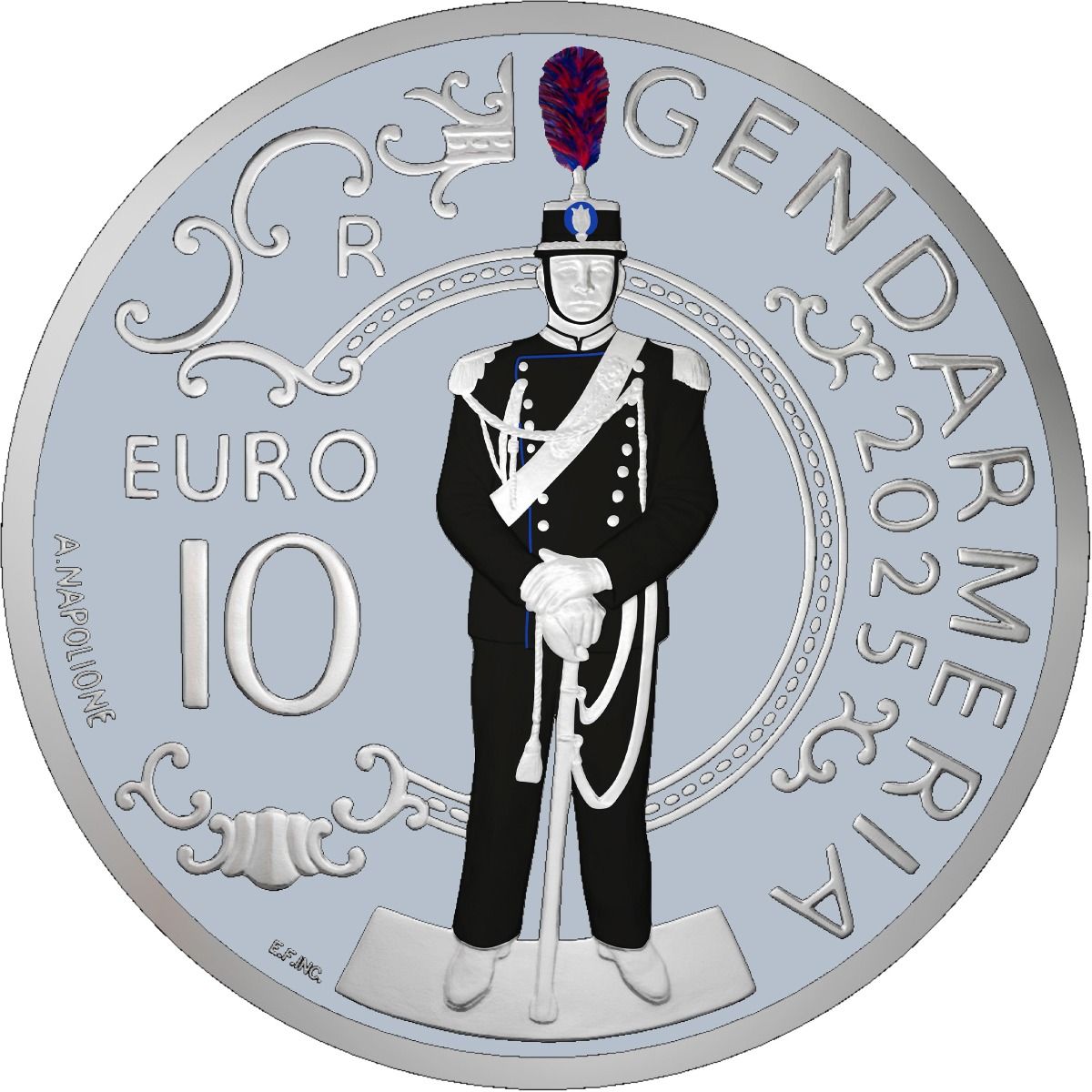 2025 Gendarmeria €10 - San Marino Proof
